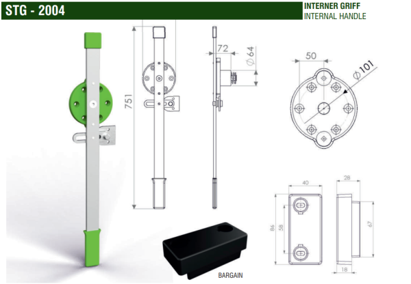 Internal Handle And Strike – Bild 2